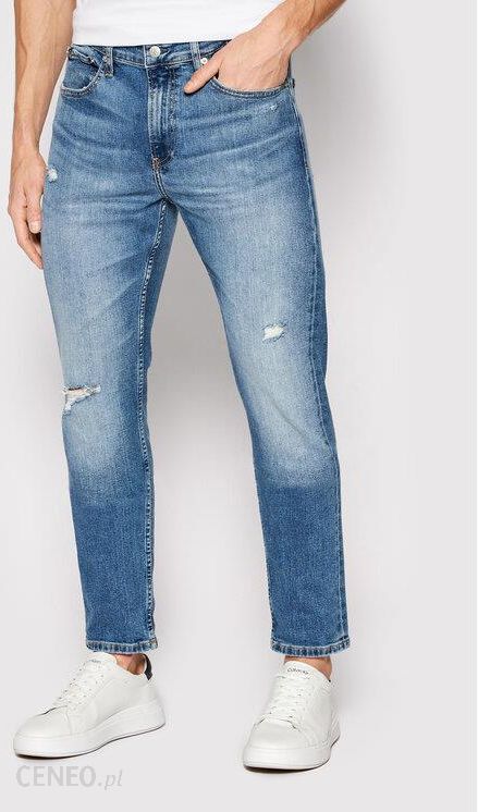 Calvin Klein Jeans Jeansy J30J319853 Niebieski Slim Fit