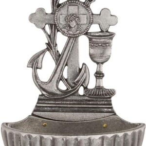 Kropielnica Do Zawieszenia Srebrna 11cm metalowa