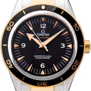 Omega Seamaster 300 Master Co-Axial 41 mm Automatic Black Dial Yellow Gold 23320412101002
